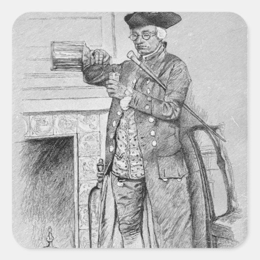 Sticker Carré Mynheer's Morning Horn (Devant)