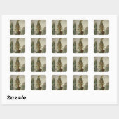 Sticker Carré Mystic Flower (Feuille)
