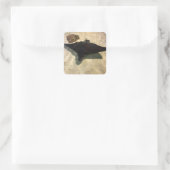 Sticker Carré Mystical Stingray (Sac)