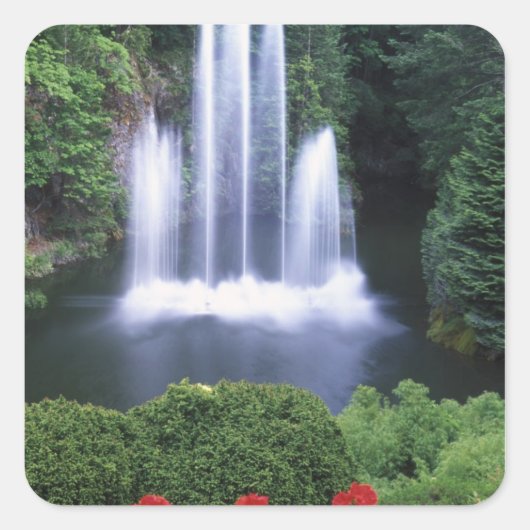 Sticker Carré N.A., Canada, Colombie-Britannique, Vancouver 3 (Devant)