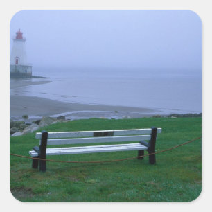 Sticker Carré N.A. Canada, Nouvelle-Écosse, comté de Shelburne. 