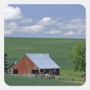 Sticker Carré N.A., États-Unis, Idaho, comté de Latah près de Ge