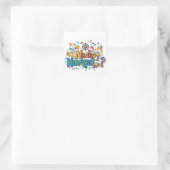 Sticker Carré Nacho Navigator – Le Capitaine Croquant de l'Avent (Sac)