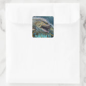 Sticker Carré Nager !! (Sac)
