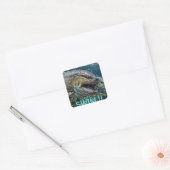 Sticker Carré Nager !! (Enveloppe)