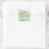 Sticker Carré Nahum 1:7 (Sac)