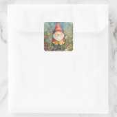 Sticker Carré Nain de jardin (Sac)