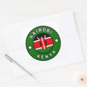 Sticker Carré Nairobi Kenya (Enveloppe)