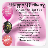 Nan Poem - Joyeux anniversaire