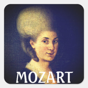 Sticker Carré Nannerl Mozart