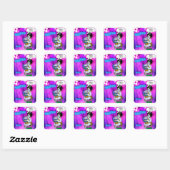 Sticker Carré nanorhino 2015 (Feuille)