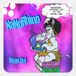 Sticker Carré nanorhino 2015