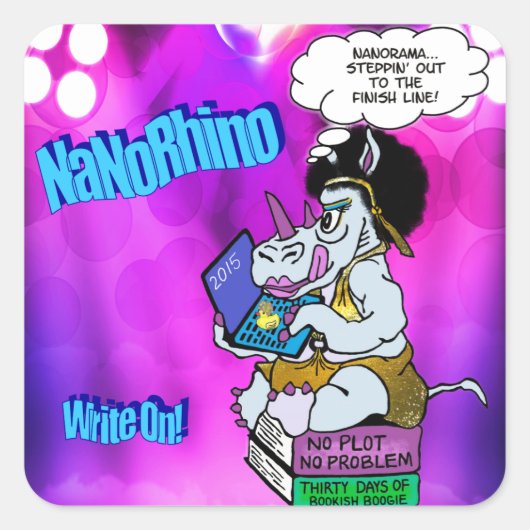 Sticker Carré nanorhino 2015 (Devant)