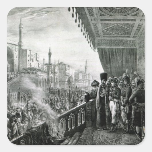 Sticker Carré Napoléon Bonaparte (Devant)