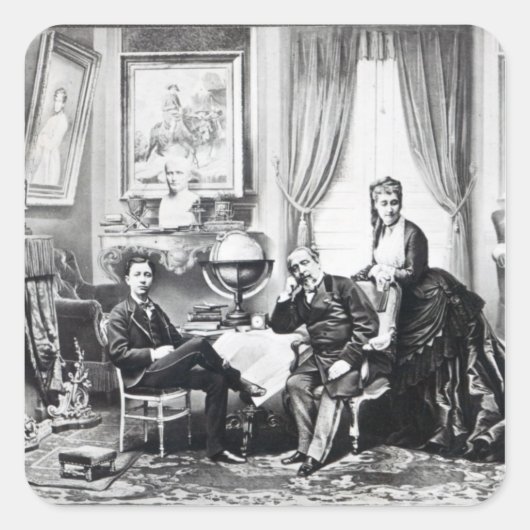 Sticker Carré Napoléon III (Devant)