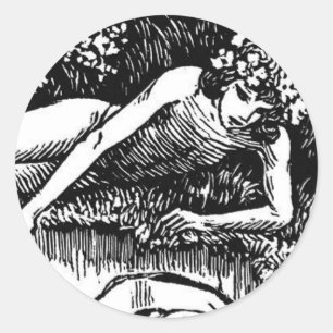 Sticker Carré Narcissus Emile Alder