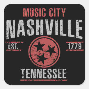 Sticker Carré Nashville