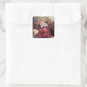 STICKER CARRÉ NATIVITÉ AVEC ANGELS - MAGIE DE NOËL (Sac)