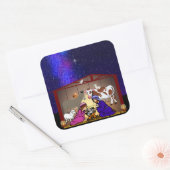 Sticker Carré Nativity (Enveloppe)