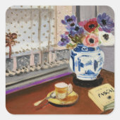 Sticker Carré Nature morte avec les Pensées de Pascal, (Devant)