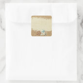 Sticker Carré Nautical Beach Seashing & Sand Ocean Boutique (Sac)