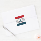 Sticker Carré Nautical design (Enveloppe)