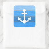 Sticker Carré Nautical themed design (Sac)