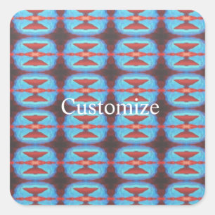 Sticker Carré Navajo rochers rouges Thunder_Cove Air Freshener