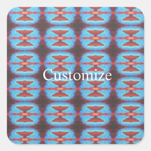 Sticker Carré Navajo rochers rouges Thunder_Cove Air Freshener (Devant)