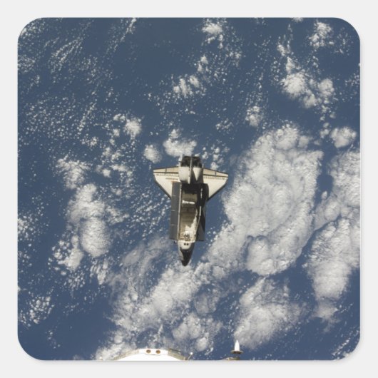 Sticker Carré Navette spatiale Endeavor 10 (Devant)