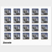 Sticker Carré Navette spatiale Endeavour (Feuille)