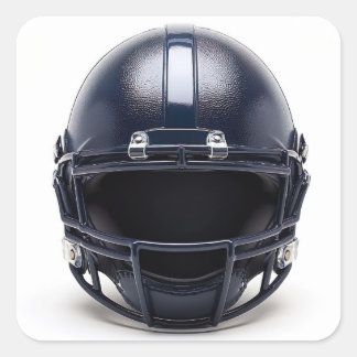 Sticker Carré Navy Blue American Football Helmet Decal