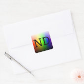 Sticker Carré ND (NeuroDiverse) (Enveloppe)