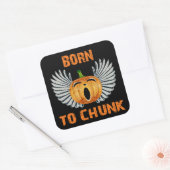 Sticker Carré Né À Chunk (Enveloppe)