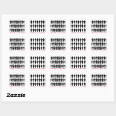 STICKER CARRÉ NE FAITES AUCUNE ERREUR (Feuille)
