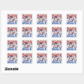 STICKER CARRÉ NÉ LE 4 JUILLET (Feuille)