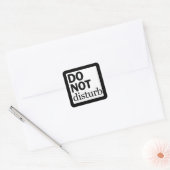 Sticker Carré Ne pas déranger (Enveloppe)