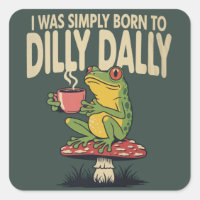Né pour lambiner grenouille vintage drôle rétro