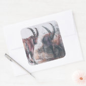 Sticker Carré Ne regarde pas vers le bas (Enveloppe)