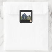 Sticker Carré Ne sois pas triste (Sac)