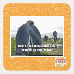 Sticker Carré Ne soyez pas triste