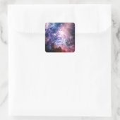 Sticker Carré nébuleuse d'illuminati (Sac)