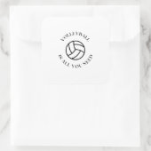 Sticker Carré Néed de volley-ball (Sac)