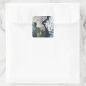 Sticker Carré Neige en Corée (Sac)