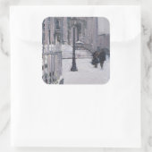 Sticker Carré Neige en dehors de St. Paul's 2009 (Sac)