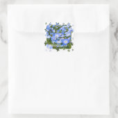 Sticker Carré NEMOPHILA（Baby Blue Eyes） (Sac)