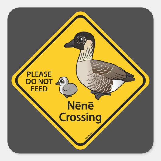 Sticker Carré Nene Crossing (Devant)