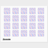 Sticker Carré Neon Super Disco (Feuille)