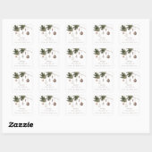Sticker Carré Neutral Ornaments Watercolor (Feuille)