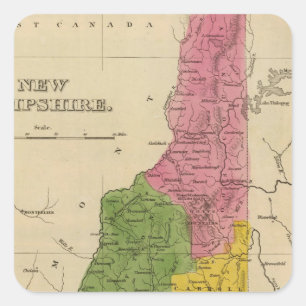 Sticker Carré New Hampshire 6